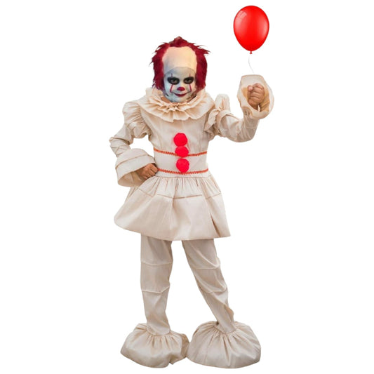 Disfraz Halloween O Día De Muertos Película It - Eso - Penny Wise Para Niños 4 A 12 Años