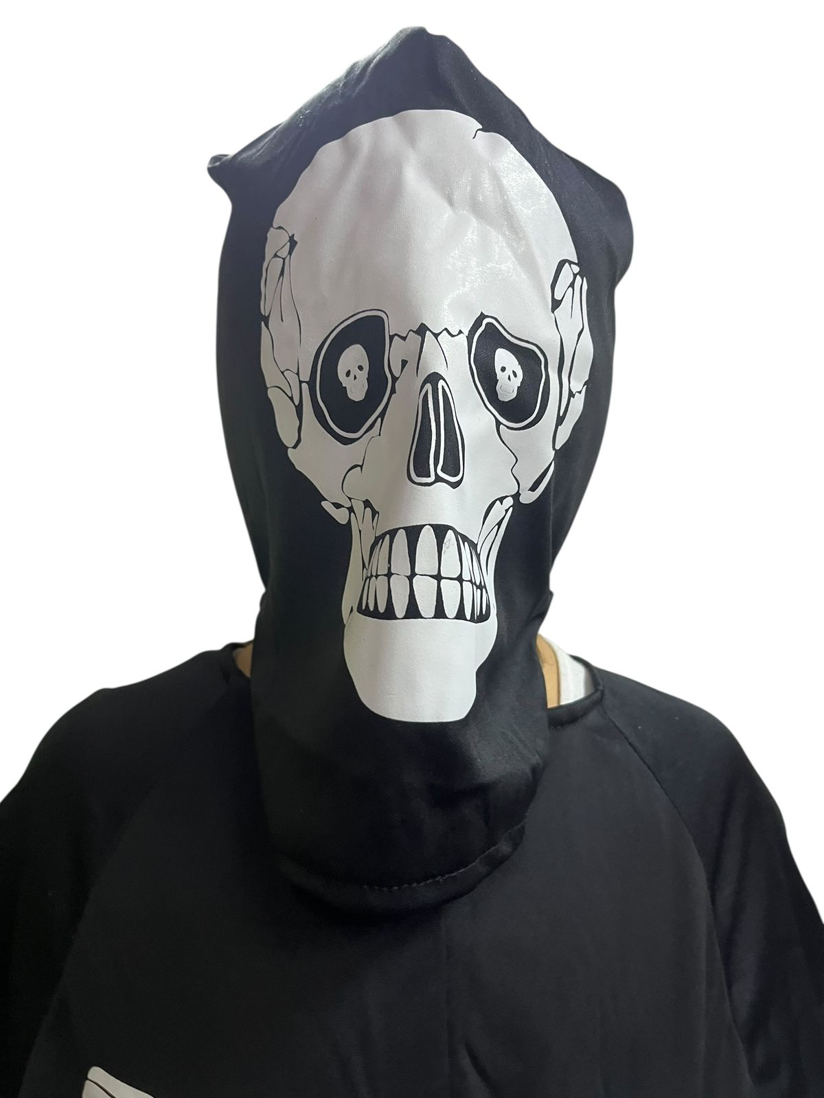 DISFRAZ HALLOWEEN O DÍA DE MUERTOS MUERTE O CALACA PARA NIÑOS 2 A 12 AÑOS