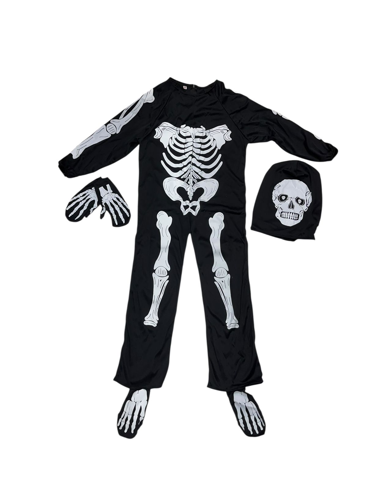 DISFRAZ HALLOWEEN O DÍA DE MUERTOS MUERTE O CALACA PARA NIÑOS 2 A 12 AÑOS