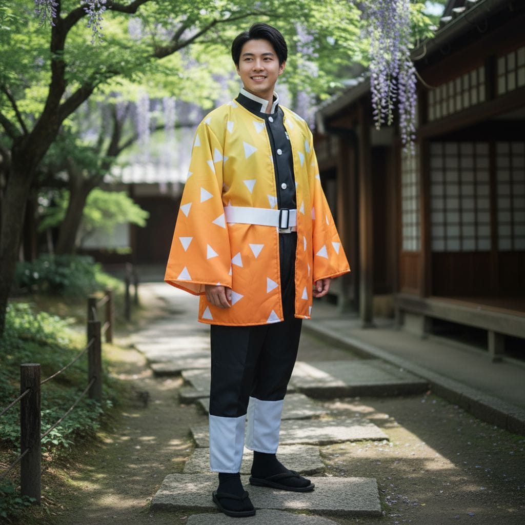 Disfraz anime DEMON SLAYER - ZENITSU AGATSUMA 10 a 16 años