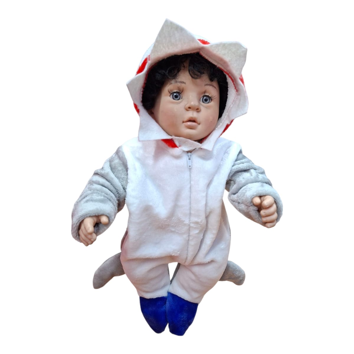 DISFRAZ MAMELUCO PIJAMA TIBURON TRALALERO TRALALA BEBÉS