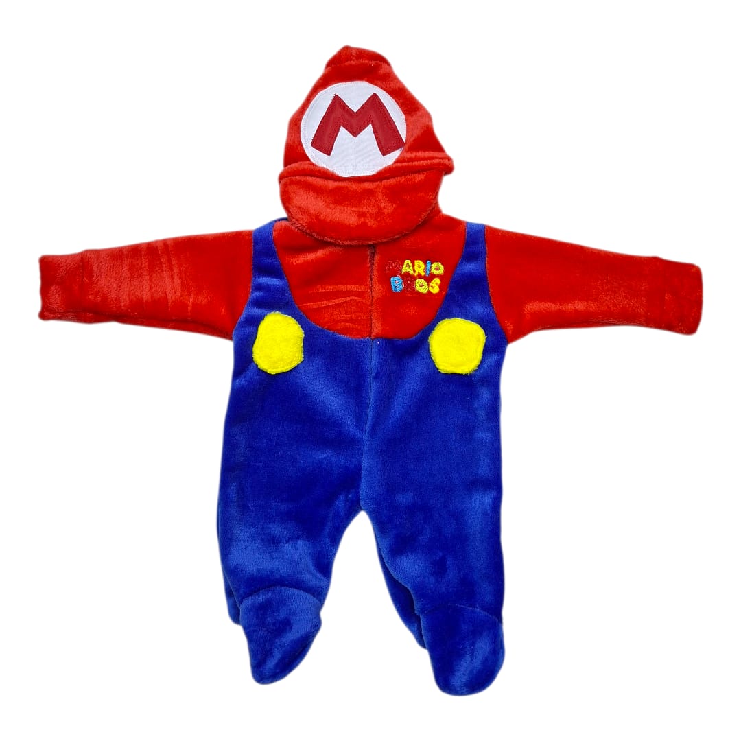 Disfraz Mameluco Suavecito Película Videojuego Mario Bros