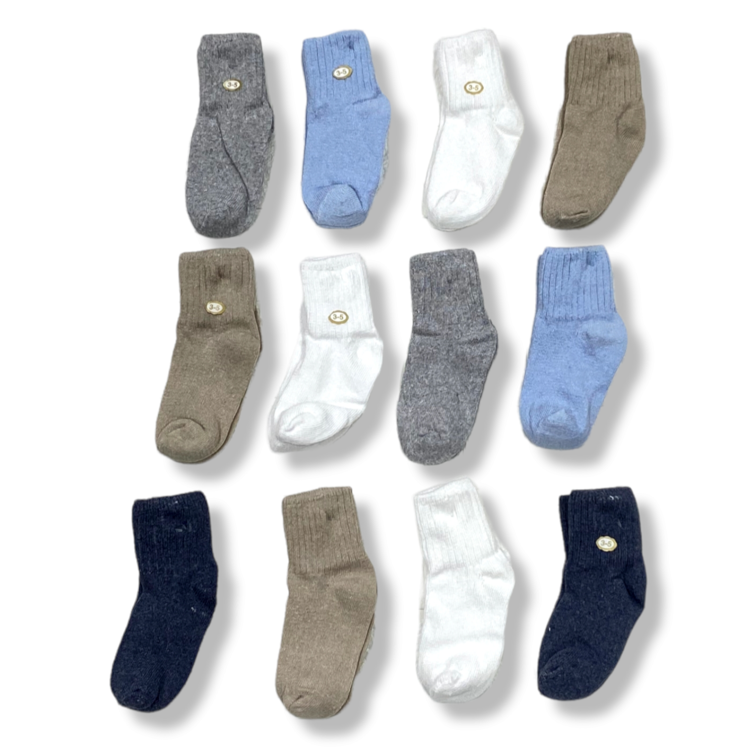 Pack de 5 pares de calcetines para niño - verde medio bicolor/multicolor